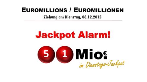 euromillions jackpot dienstag